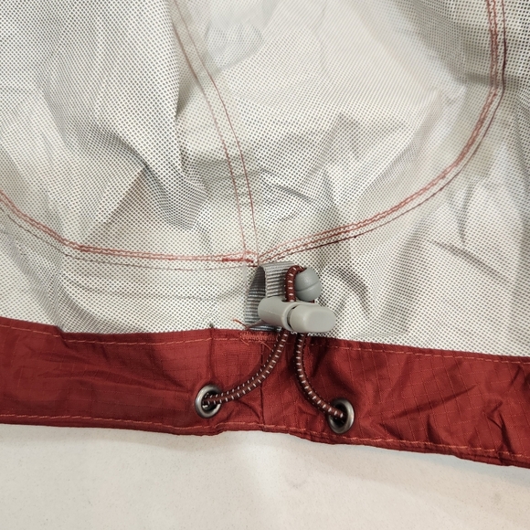 LL Bean Trail Model Hooded Rain Jacket Mens Large Ripstop Full Zip Windbreaker - Picture 6 of 10